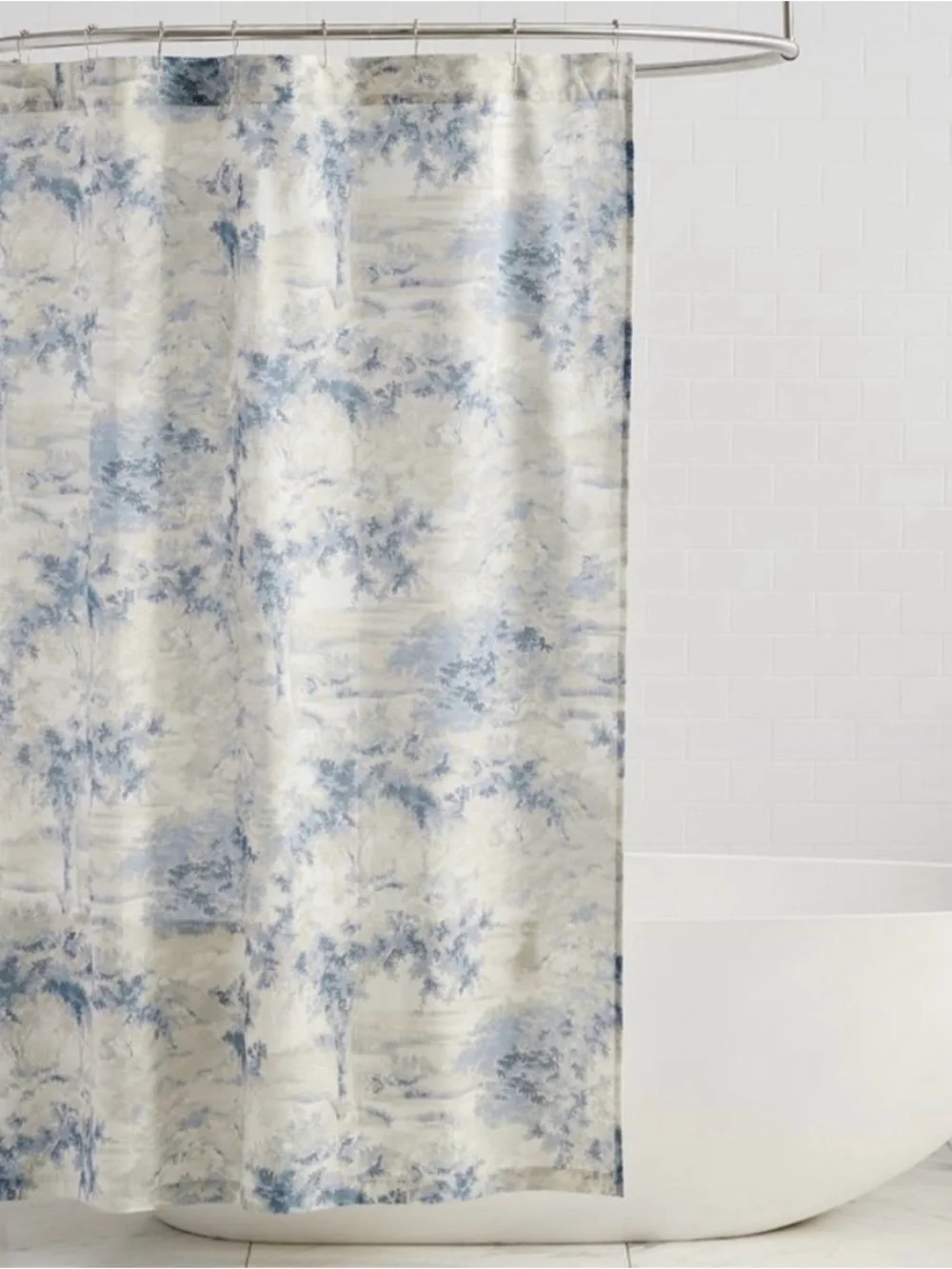 Pottery Barn Jardin Toile Shower Curtain